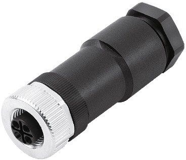 EPIC® POWER M12 D6A 3+PE F 8-10 (1) circular connector -  Primary Image