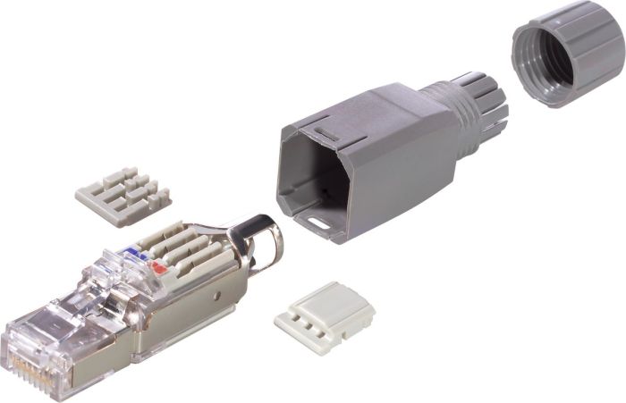 EPIC® DATA RJ45 Plug Cat.5e FM45 field m. data connector -  Primary Image