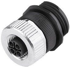 EPIC® POWER M12 A4 M20 3+PE F (1) circular connector -  Primary Image