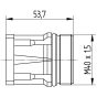 EPIC® POWER LS1.5 A1 3+PE+2 (1) circular connector -   Engineering Drawing