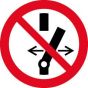 ISO7010 P031 ADH 50mm prohibition sign -  Primary Image