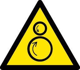 ISO7010 W025 ADH 50mm warning sign -  Primary Image