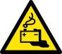 ISO7010 W026 ADH 100mm warning sign -  Primary Image