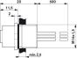 AB-C5-M12MS-PG9-0,5 sensor/actuator panel connector -   Engineering Drawing